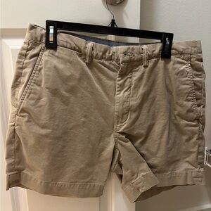 Polo by Ralph Lauren Khaki Beige Chino Shorts, Size 33, 6 inch inseam